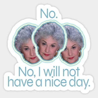 Dorothy Zbornak Says Buzz Off Sticker